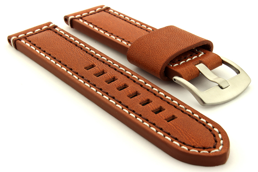Genuine leather watch strap